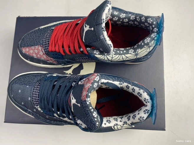 Cheap Husky Air SE 4 CW0898-400 Retro Jordan Sashiko 0720